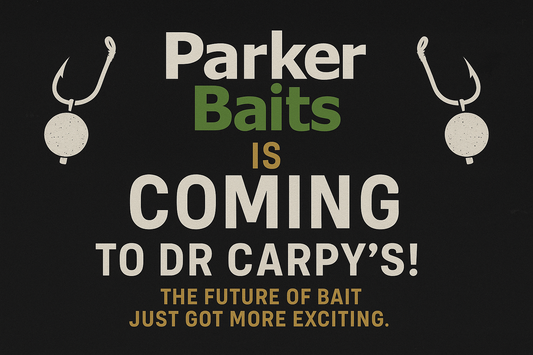 🎣 Big News: Parker Baits Is Coming to Dr Carpy’s! 🎣 The future of bait just got more exciting.
