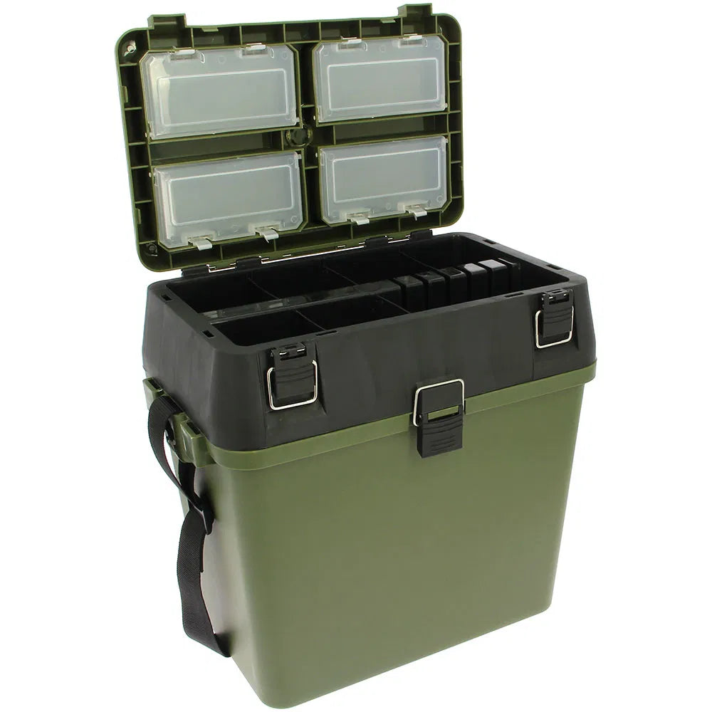NGT Session Seat Box - With Side Tray and Shoulder Strap