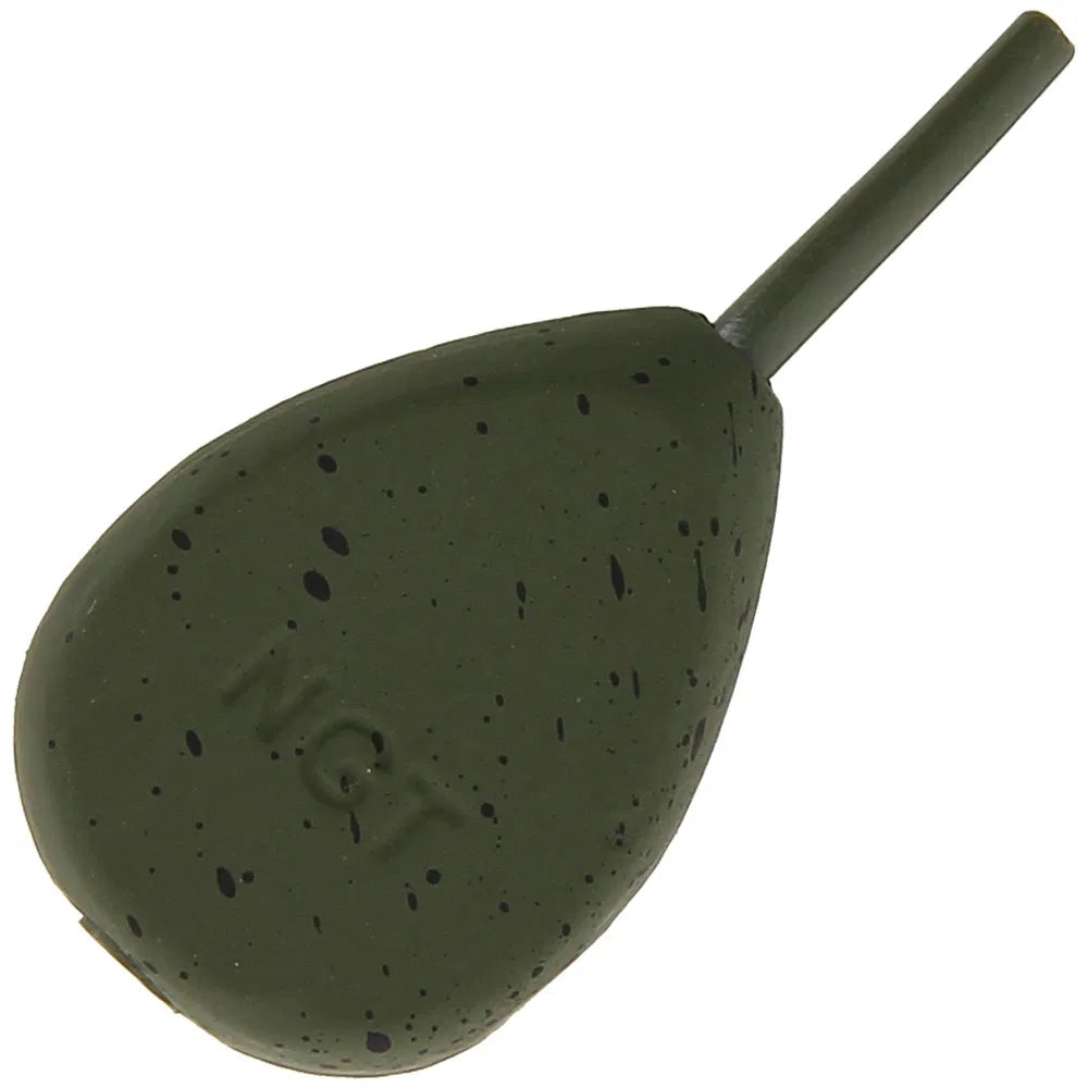 NGT 3oz In-line Flat Pear Lead x10