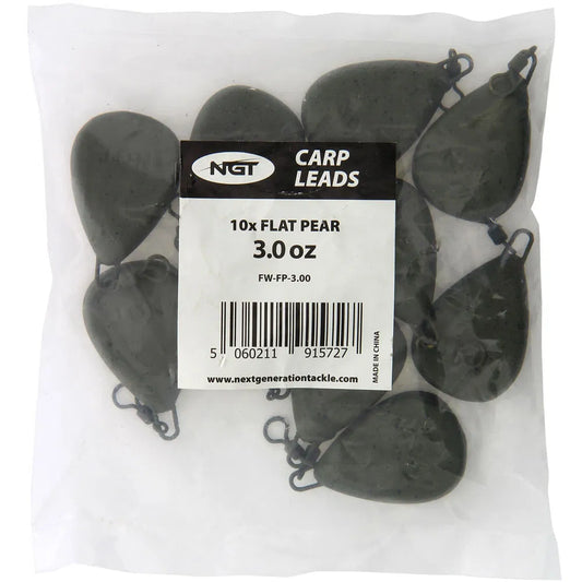 NGT Flat Pear Leads x10
