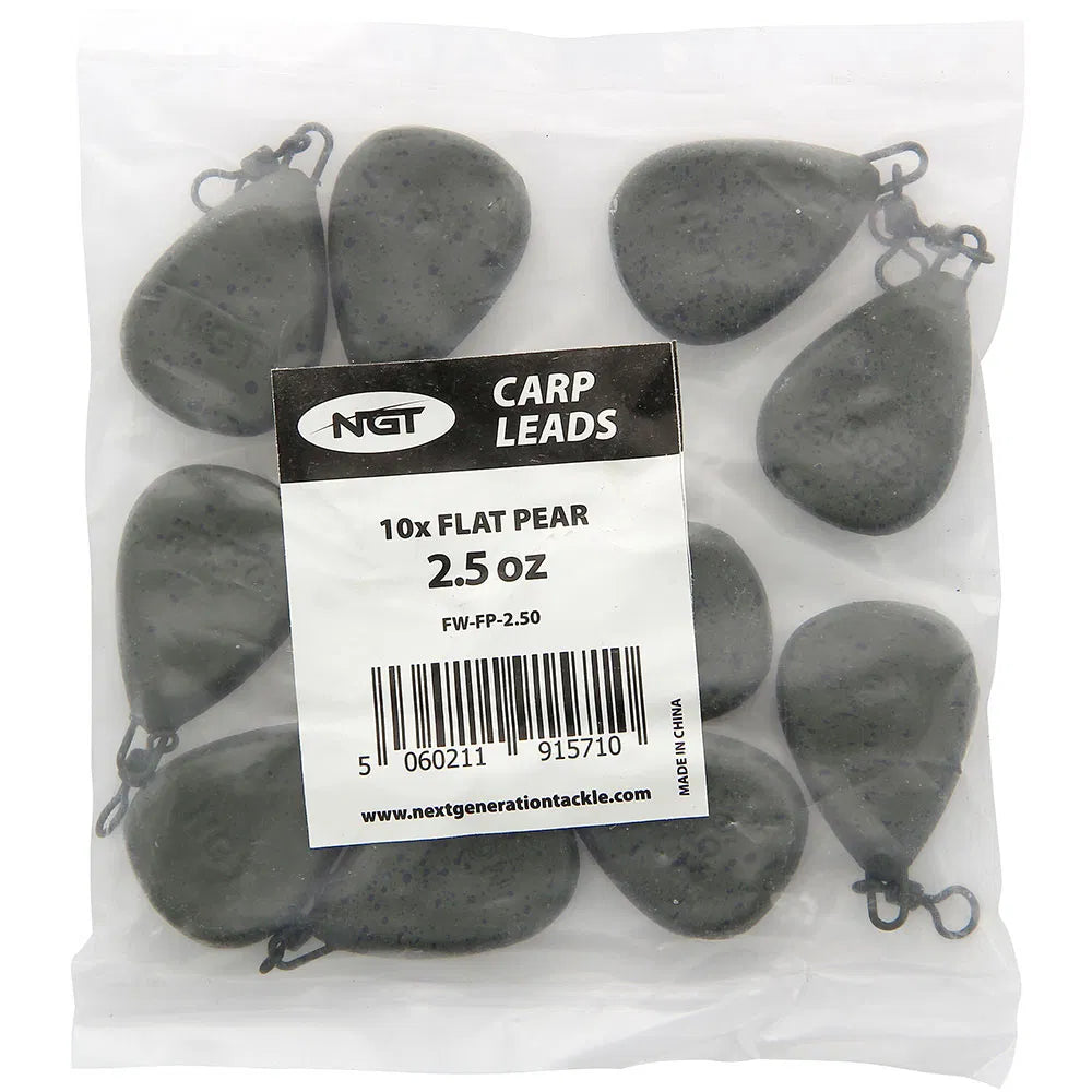NGT Flat Pear Leads x10