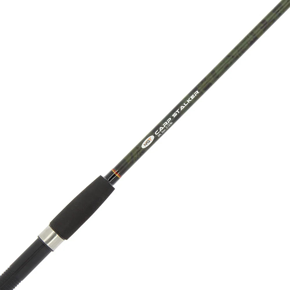 NGT Carp Stalker - 8ft, 2pc Stalking Rod in Camo