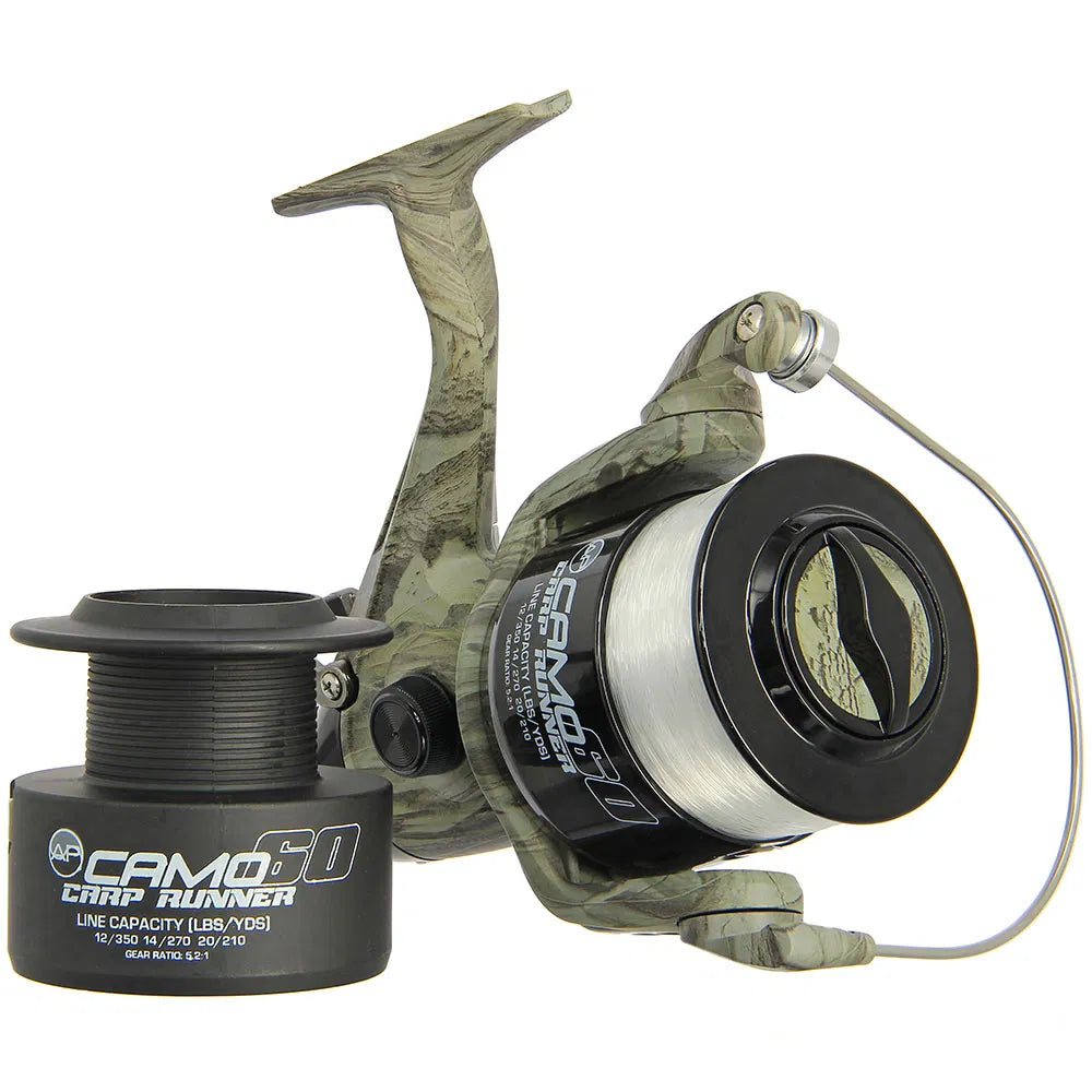 Angling Pursuits Camo 60 Carp runner reel