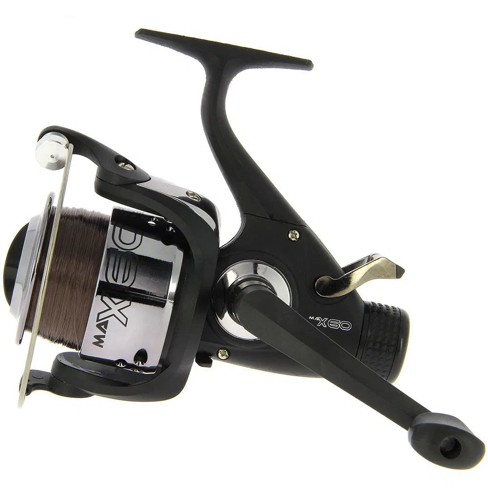 2 x Angling Pursuits Max 60 - 2BB Carp Runner Reel with 10lb Line