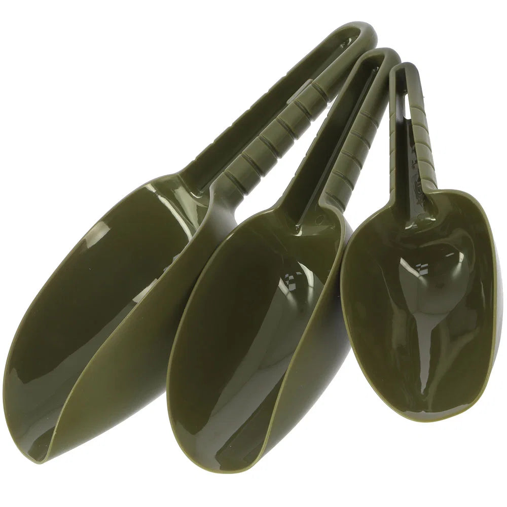 NGT 3pc Baiting Spoon Set- Ideal for PVA Bags, Spod Mix and Bait Launchers