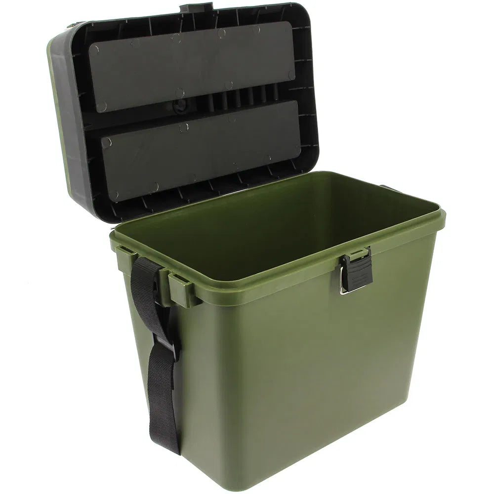 NGT Session Seat Box - With Side Tray and Shoulder Strap