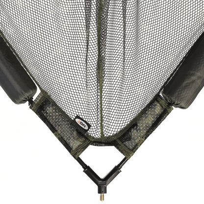 NGT 42" Specimen Net with dual Float System - Camo Mesh with Metal 'V' Block and Stink Bag