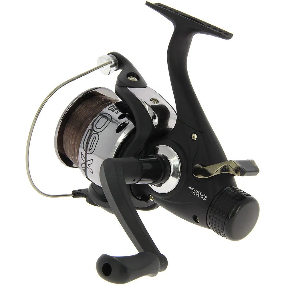 2 x Angling Pursuits Max 60 - 2BB Carp Runner Reel with 10lb Line