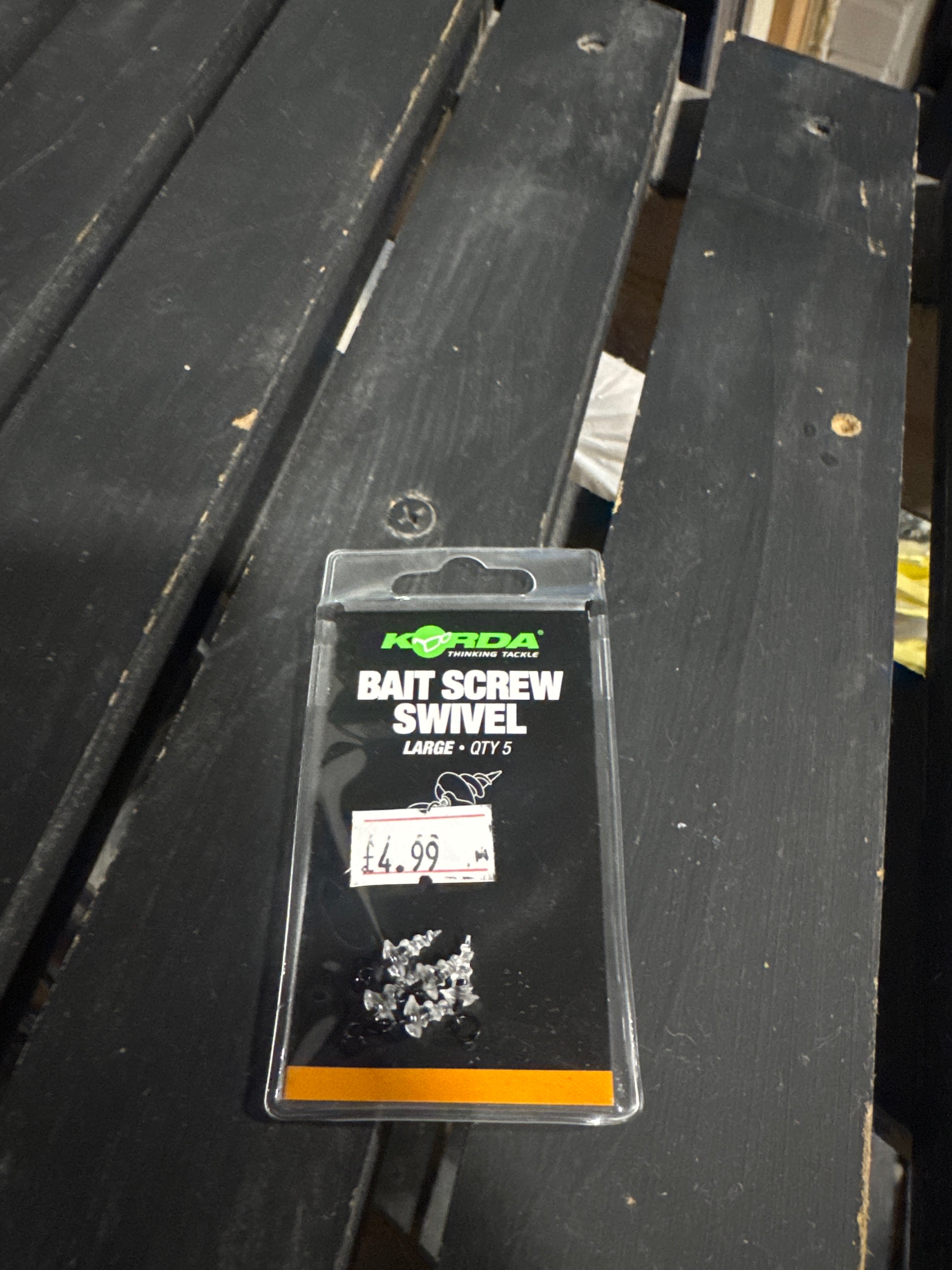 Bait Screw Swivel Large