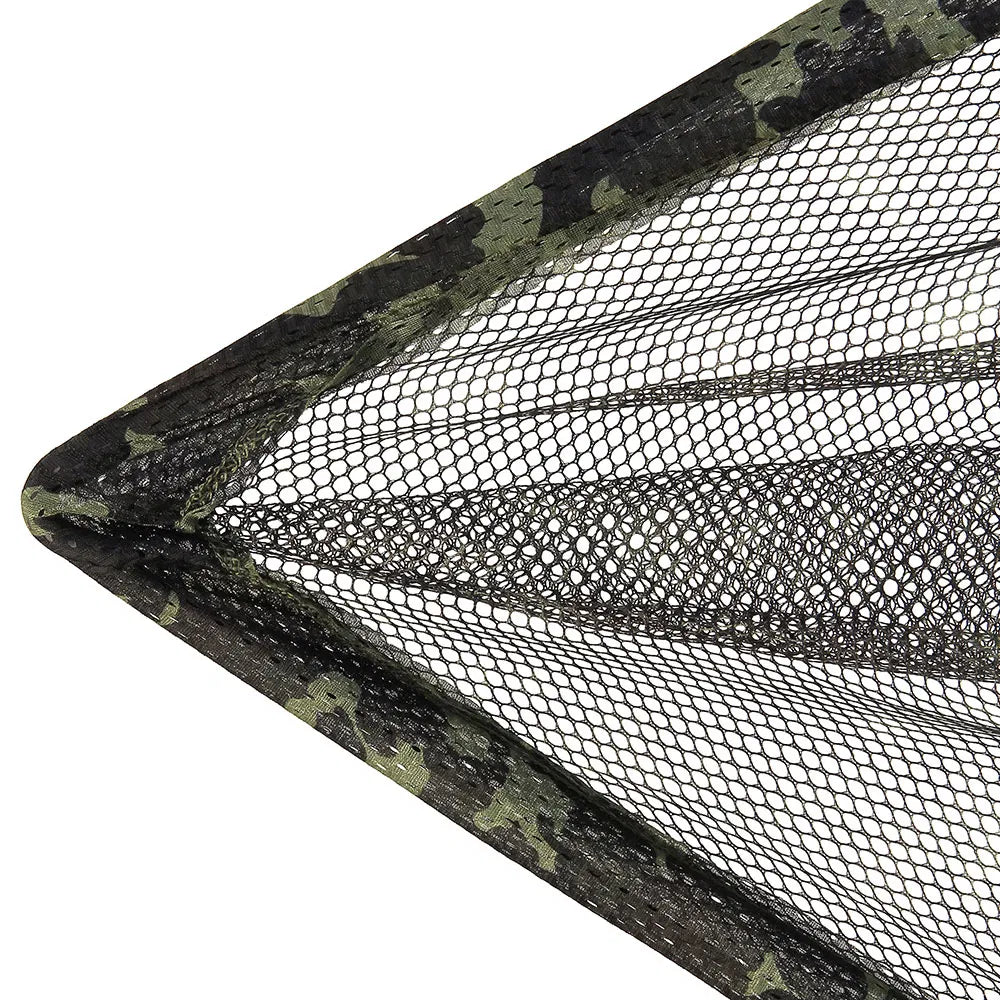 NGT 42" Specimen Net with dual Float System - Camo Mesh with Metal 'V' Block and Stink Bag