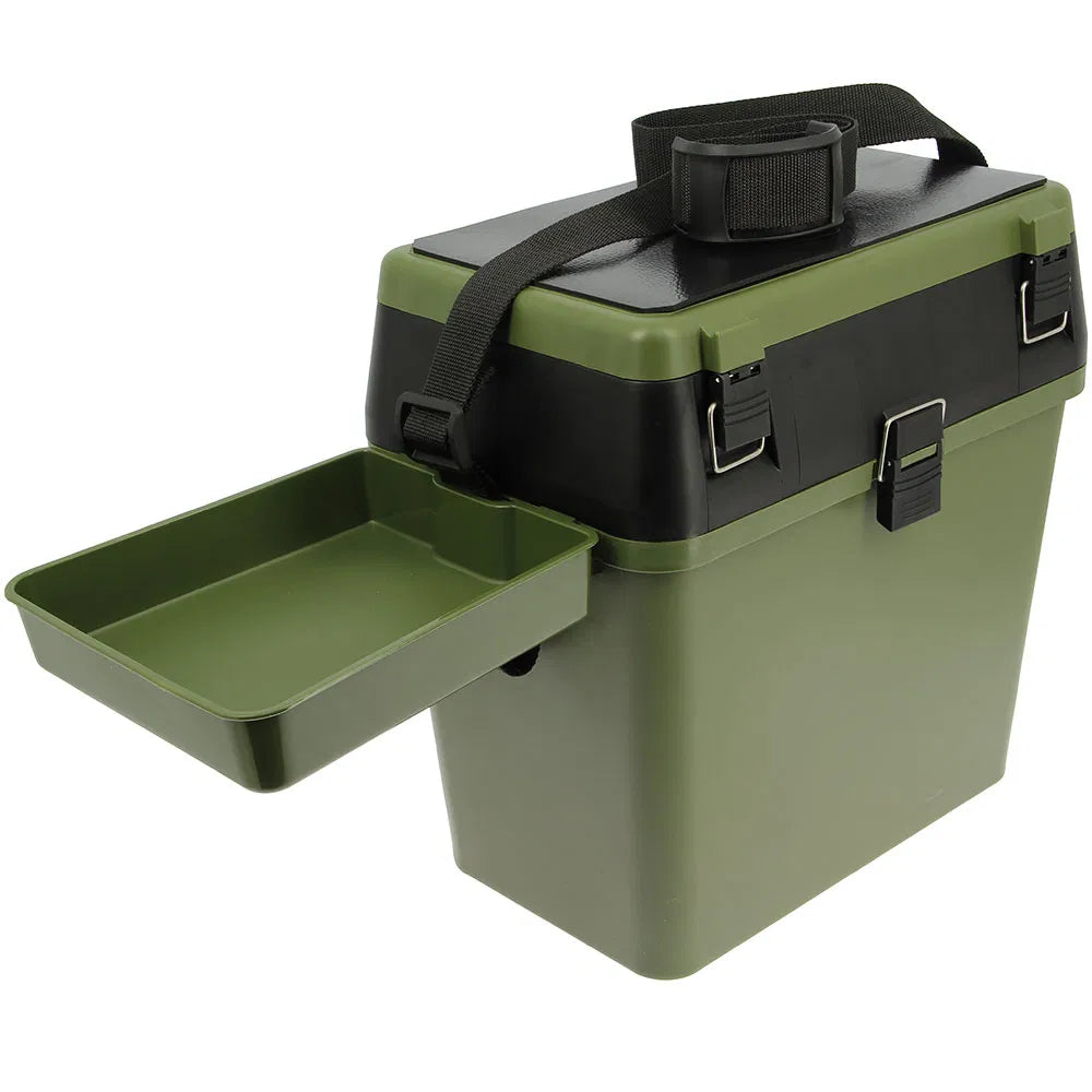 NGT Session Seat Box - With Side Tray and Shoulder Strap