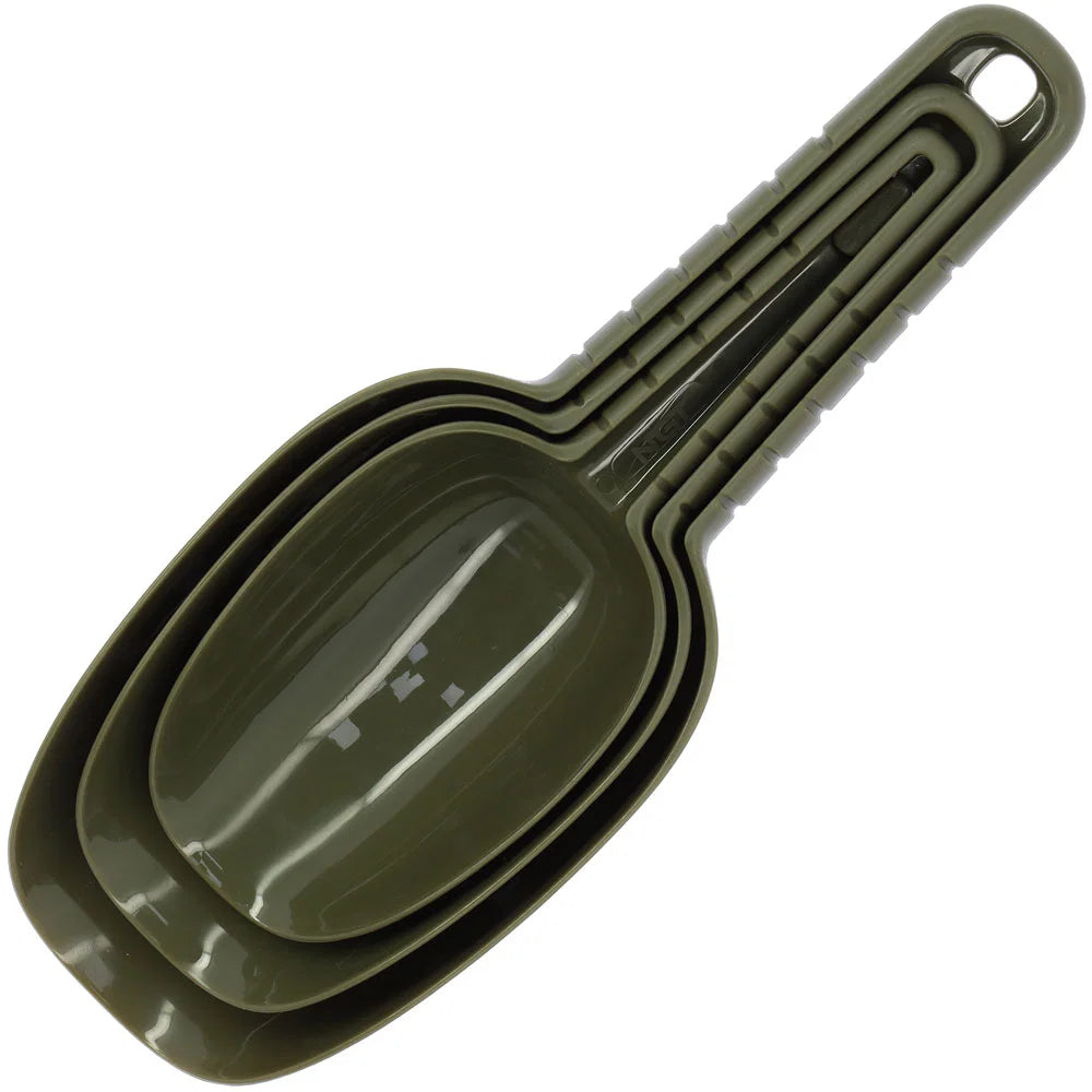 NGT 3pc Baiting Spoon Set- Ideal for PVA Bags, Spod Mix and Bait Launchers