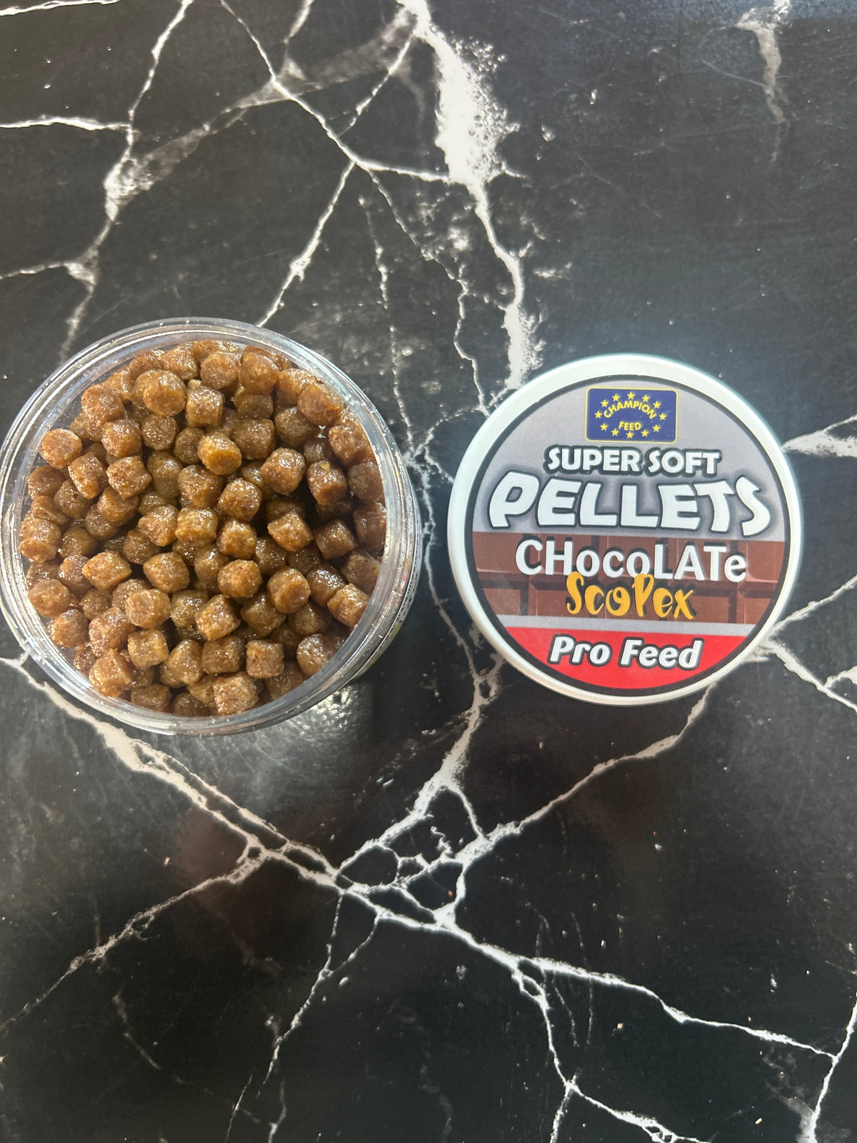 Super Soft Pellets 6mm CHOCOLATE SCOPEX 100 gr
