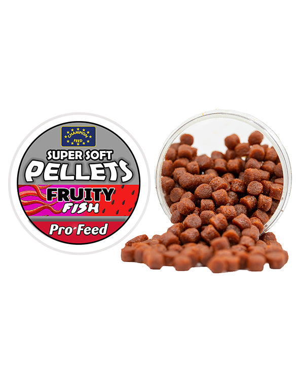 Super Soft Pellets 9mm FRUITY FISH 100 gr