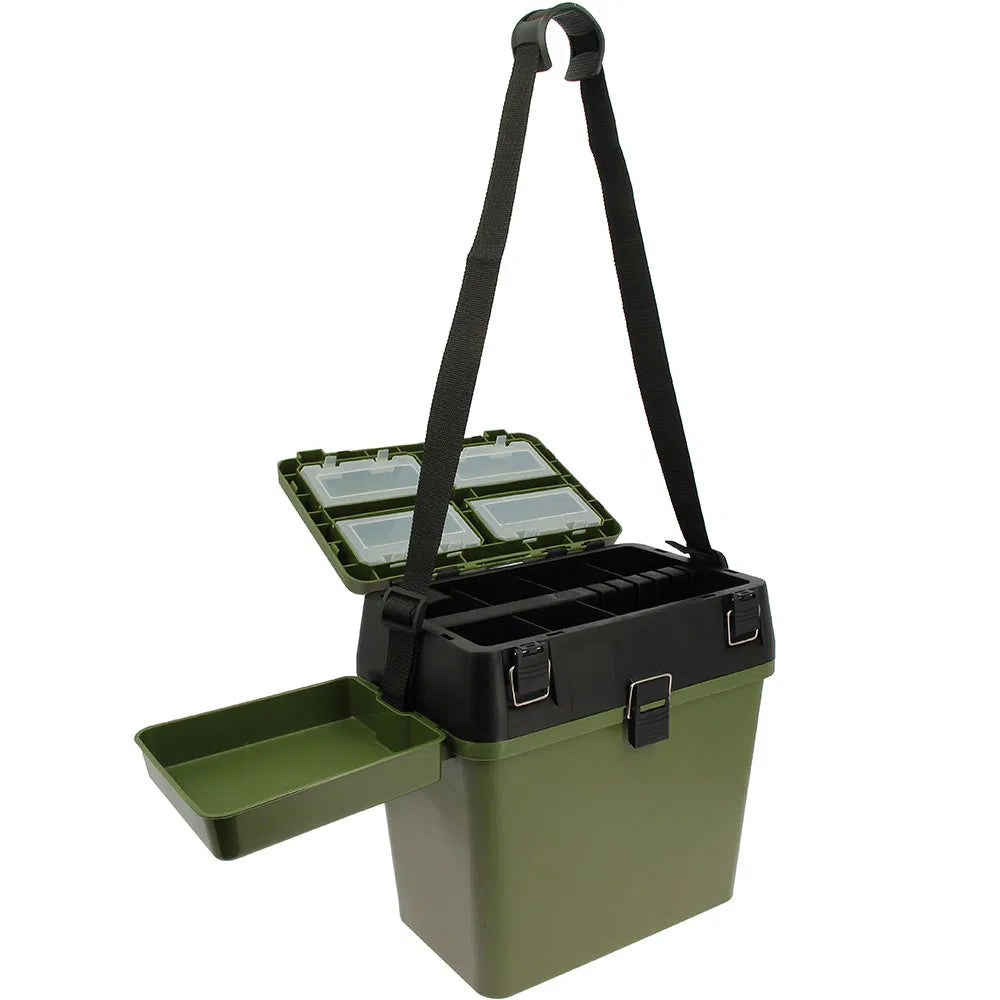 NGT Session Seat Box - With Side Tray and Shoulder Strap