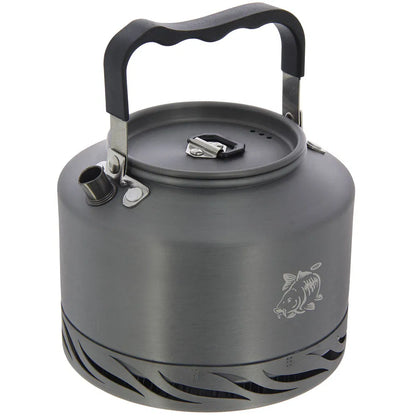 NGT Aluminium Outdoor Fast Burn Kettle - 1.1 litre Gun Metal