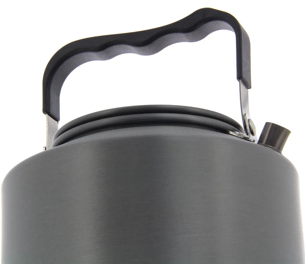 NGT Aluminium Outdoor Fast Burn Kettle - 1.1 litre Gun Metal