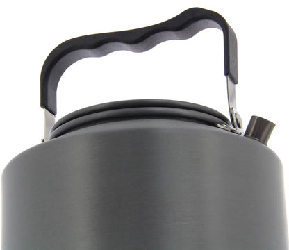 NGT Aluminium Outdoor Fast Burn Kettle - 1.1 litre Gun Metal