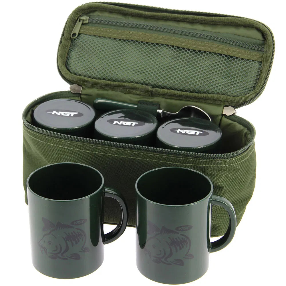NGT Brew Kit - 2 Cups, 3 Pots a teaspoon and Case