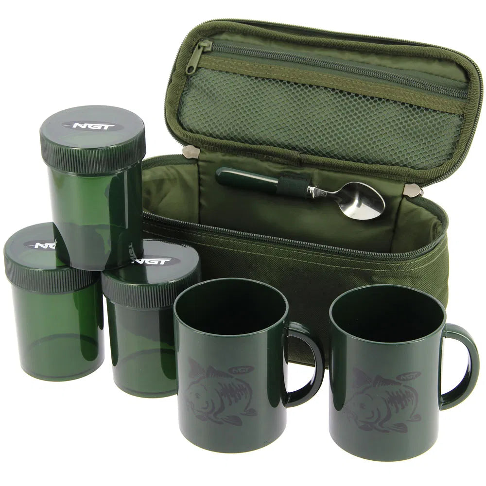 NGT Brew Kit - 2 Cups, 3 Pots a teaspoon and Case