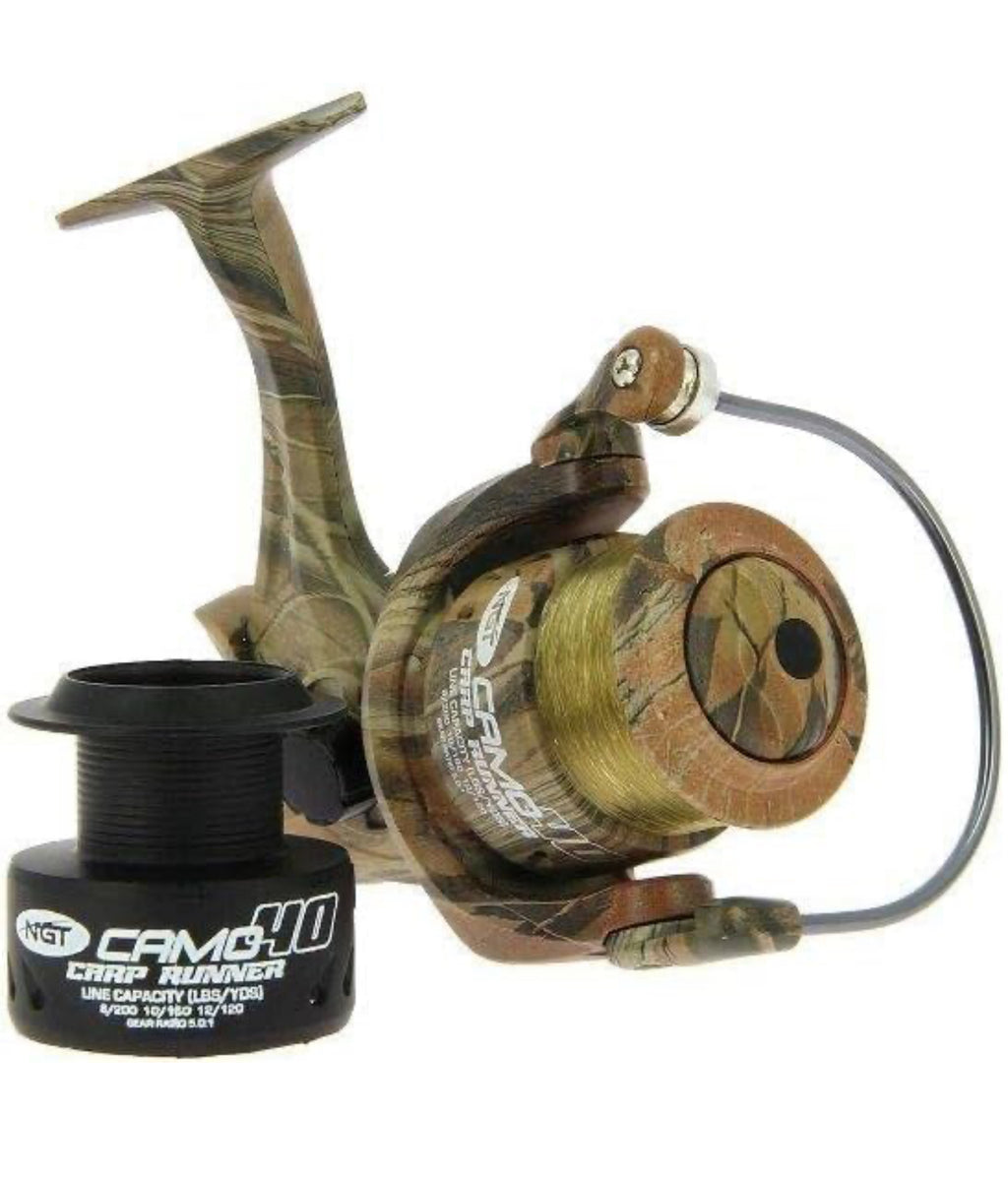 Angling Pursuits Camo 40 Carp runner Reel