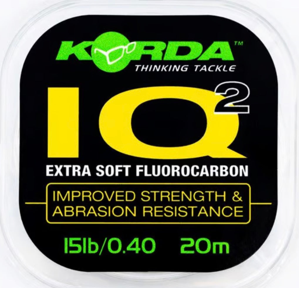 IQ2 Soft Fluorocarbon Hooklink 15lb/0.40mm 20m