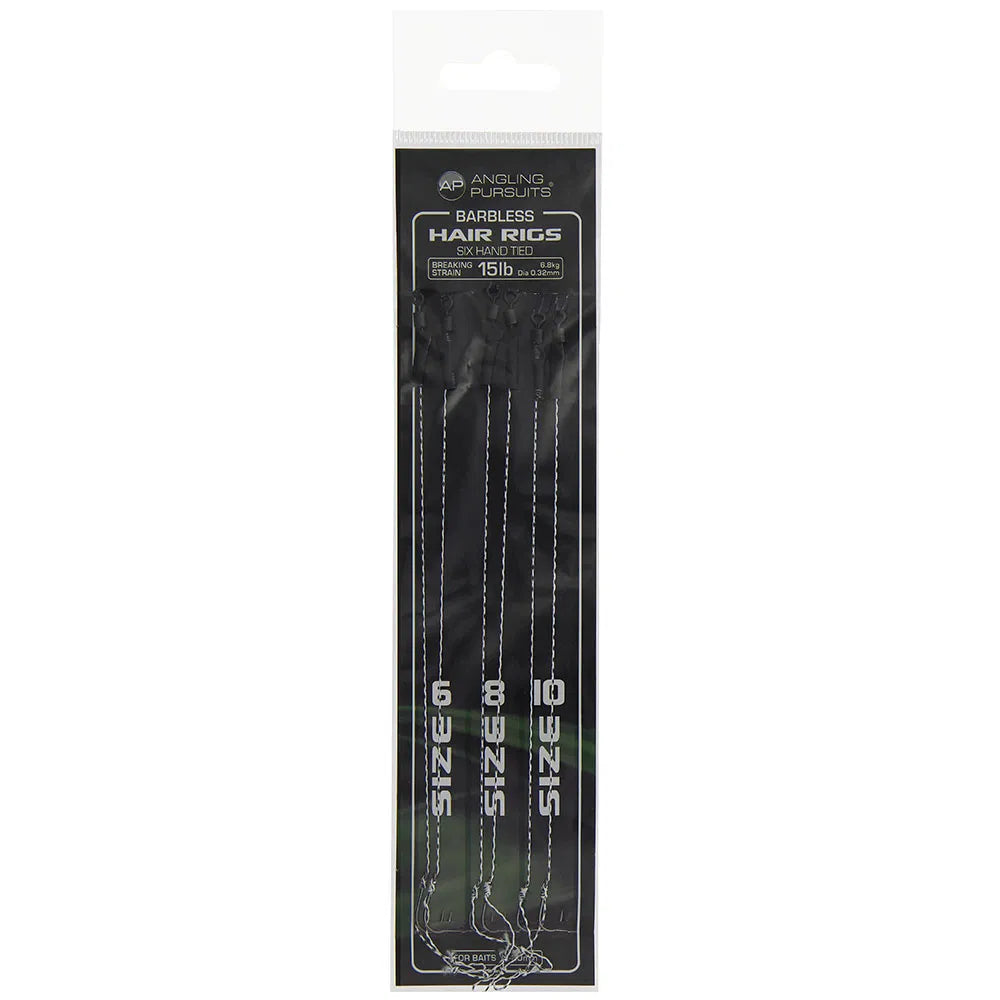 Angling Pursuits Sixpack Hair Rigs - Mixed Sizes Barbless