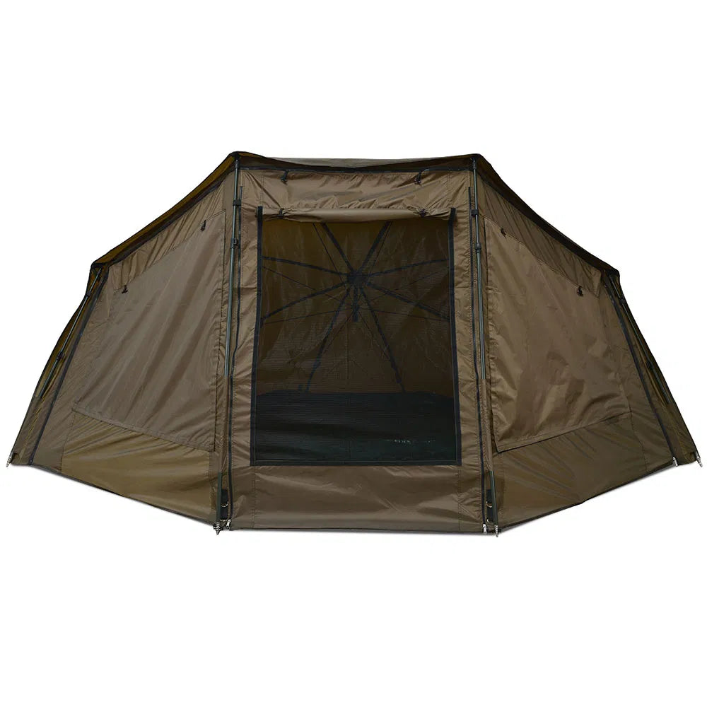 NGT XPR Shelter - Brolly system with Zip on Front. Includes groundsheet, Storm Poles and Case.