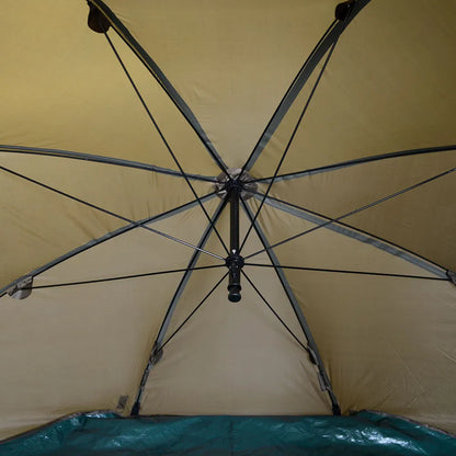 NGT XPR Shelter - Brolly system with Zip on Front. Includes groundsheet, Storm Poles and Case.