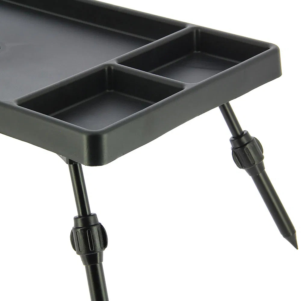 AP Large Plastic Bivvy Table with Adjustable Legs and Bag