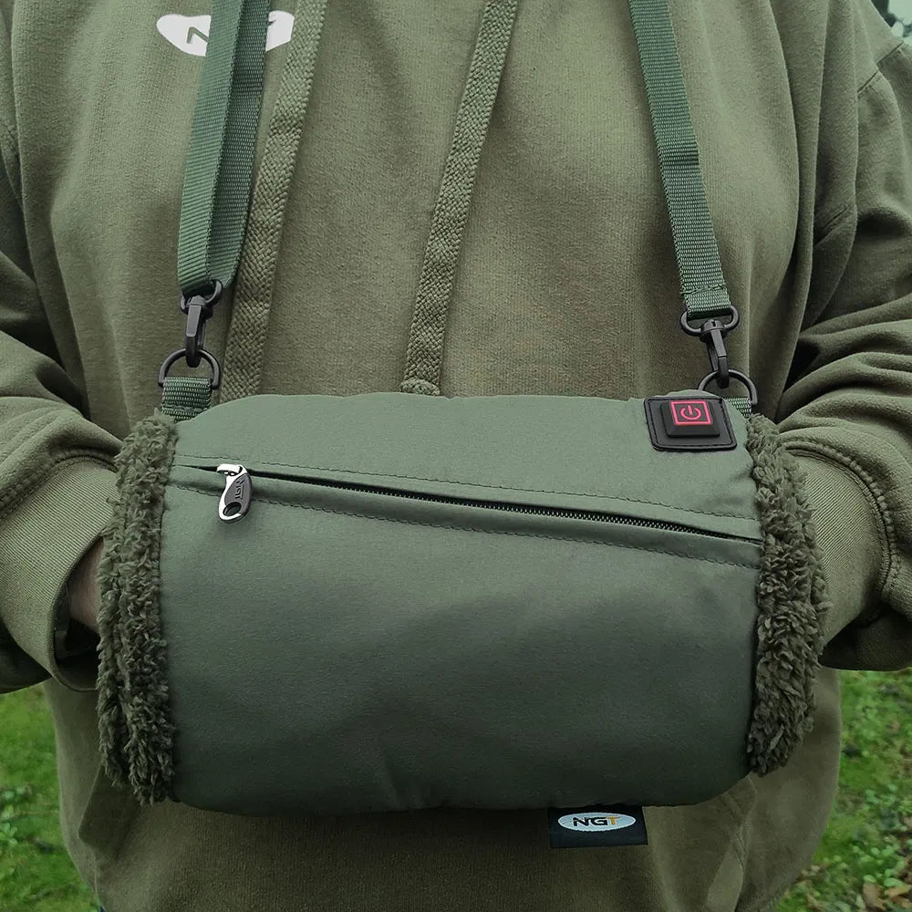 NGT Handwarmer - Fleece lined with three heat settings with Neck Strap