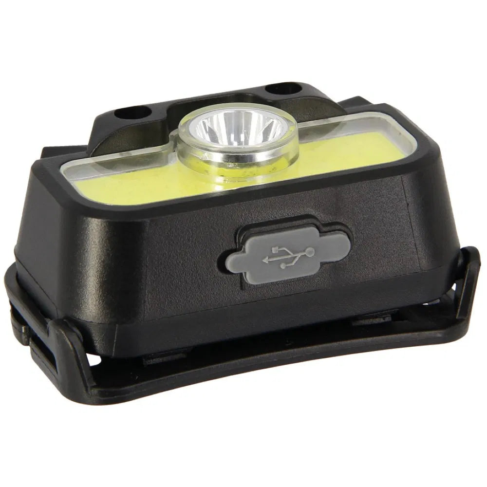 NGT Profiler Headlight - 330 Lumens USB Rechargable Motion Sensor Headlight with Case