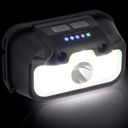 NGT Profiler Headlight - 330 Lumens USB Rechargable Motion Sensor Headlight with Case