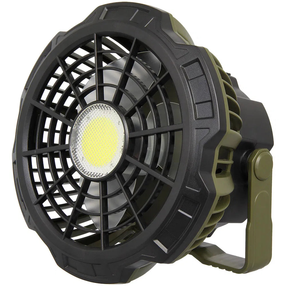 NGT XL Fan - USB Rechargeable Fan with Light and Powerbank