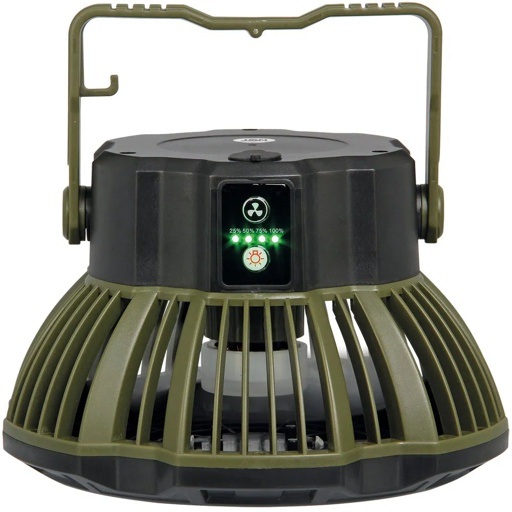 NGT XL Fan - USB Rechargeable Fan with Light and Powerbank
