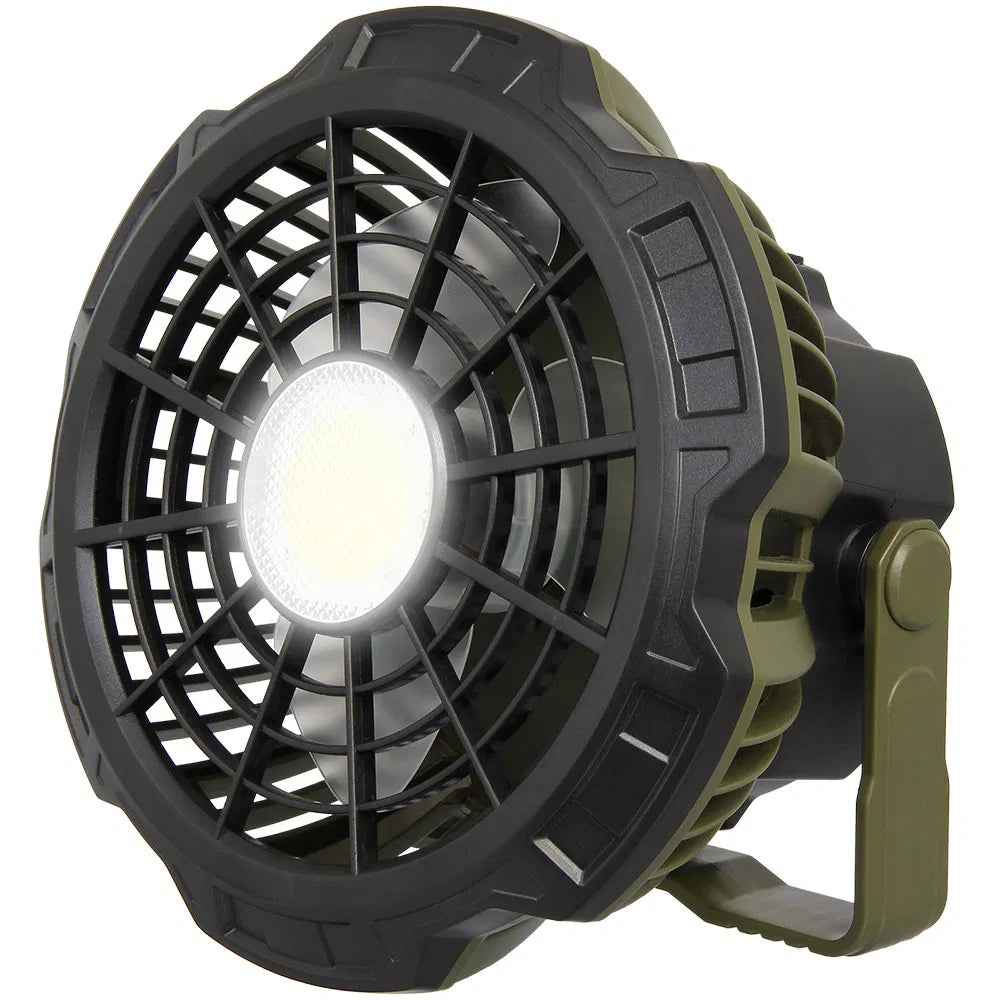 NGT XL Fan - USB Rechargeable Fan with Light and Powerbank