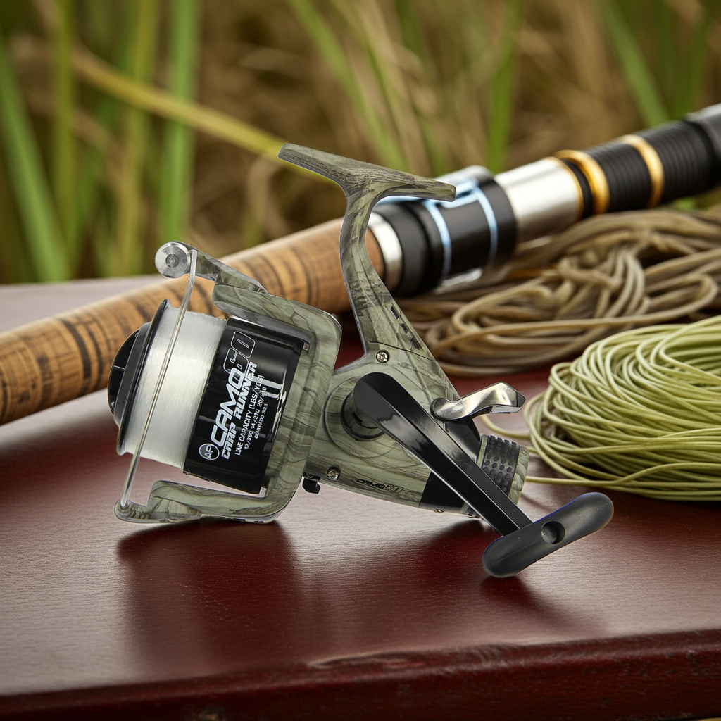 Angling Pursuits Camo 60 Carp runner reel