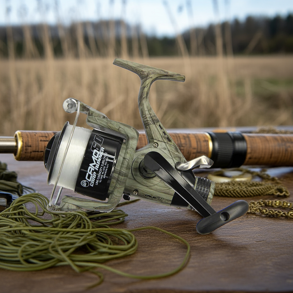 Angling Pursuits Camo 60 Carp runner reel